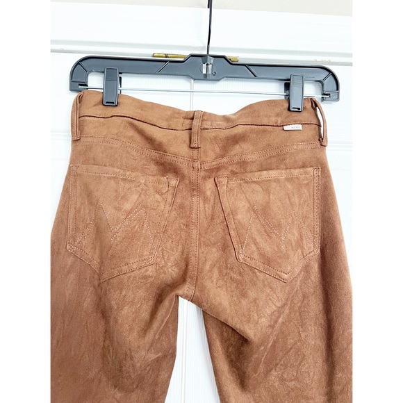 MOTHER The Looker Texas Rein Brown Tobacco Wash Pants Size 26 - Picture 6 of 9